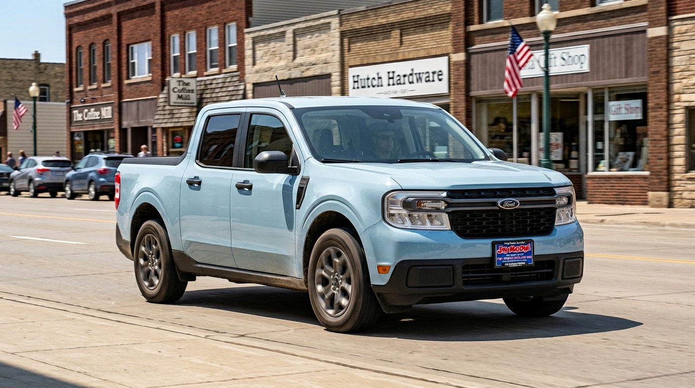 2026 Ford Maverick in Minnesota winter conditions at Jay Malone Ford in Hutchinson, MN