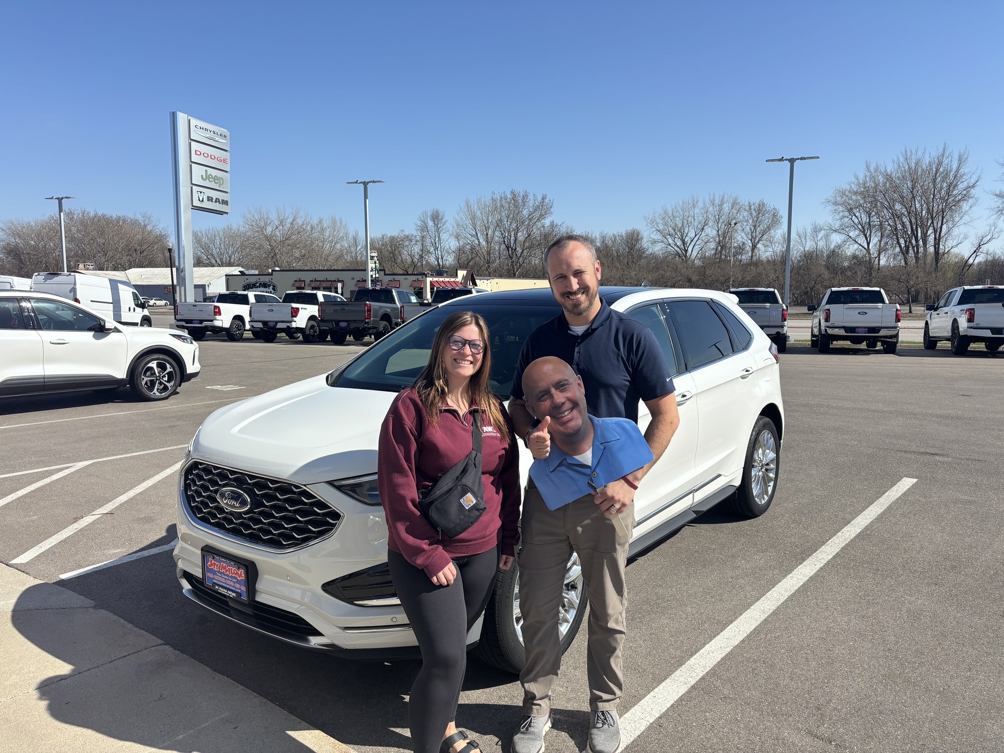 Silver Lake MN Ford Edge customer at Jay Malone Ford Hutchinson