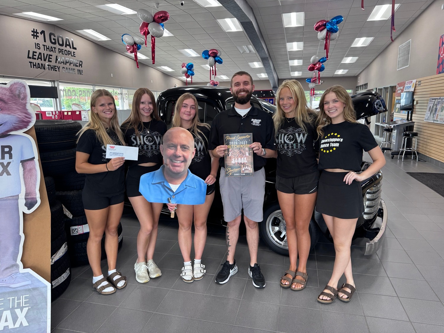 Jay Malone Motors supports the Hutchinson Showstoppers dance team in Hutchinson, Minnesota