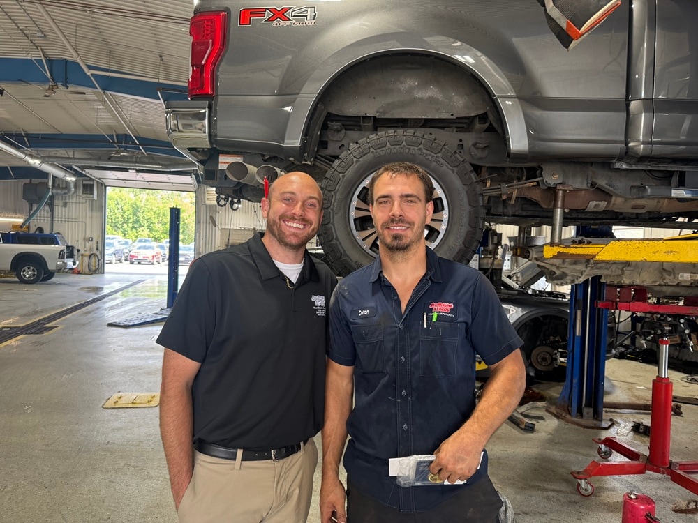 Colton, Ford Senior Master Technician and EV-certified technician at Jay Malone Ford in Hutchinson, MN
