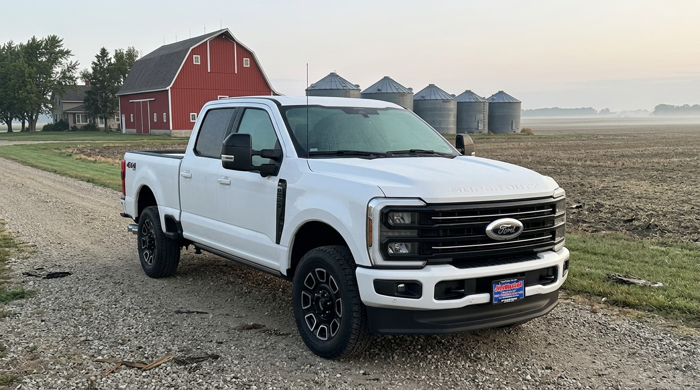 Ford Super Duty on a Minnesota farm at Jay Malone Ford in Hutchinson, MN