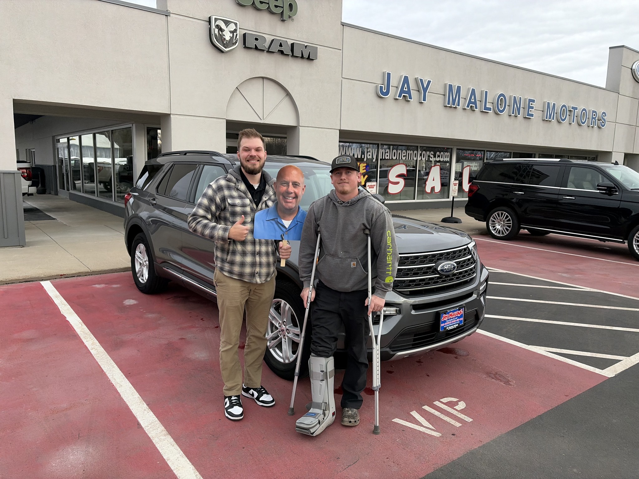 Norwood Young America MN Ford Explorer customer at Jay Malone Ford