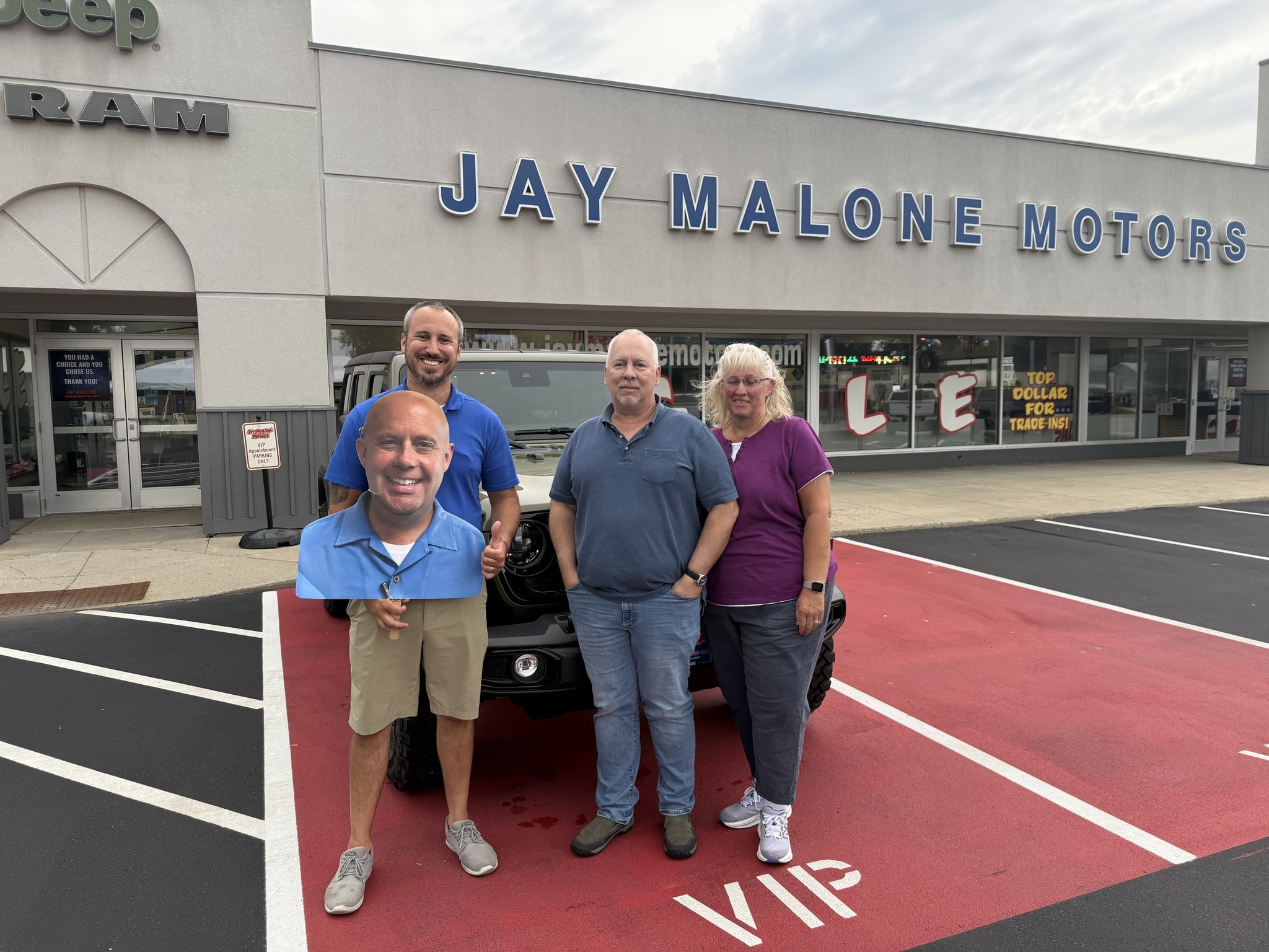 Buffalo MN Jeep Wrangler customer at Jay Malone CDJR