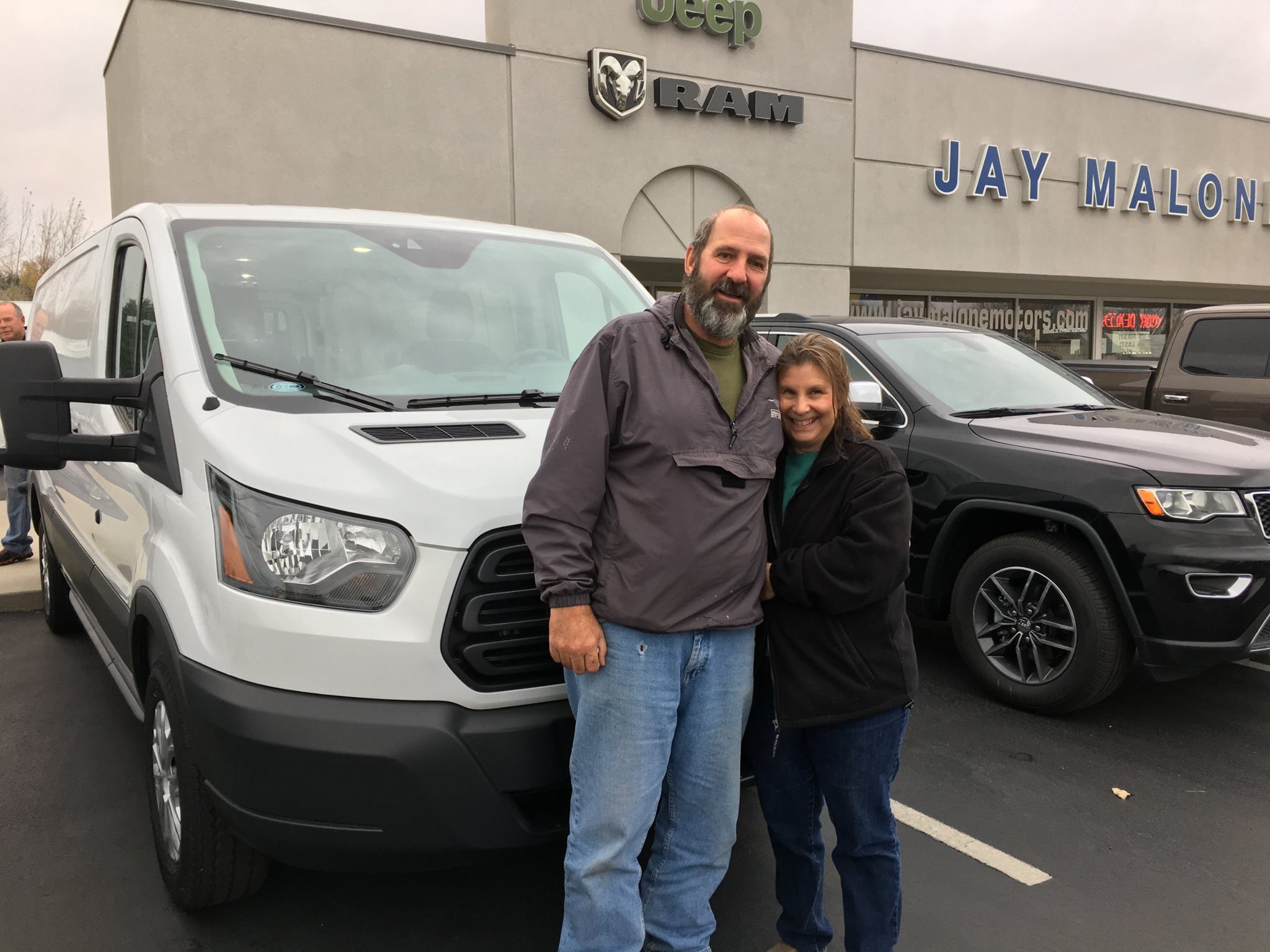 Ford Transit van customer Jay Malone Ford Hutchinson MN