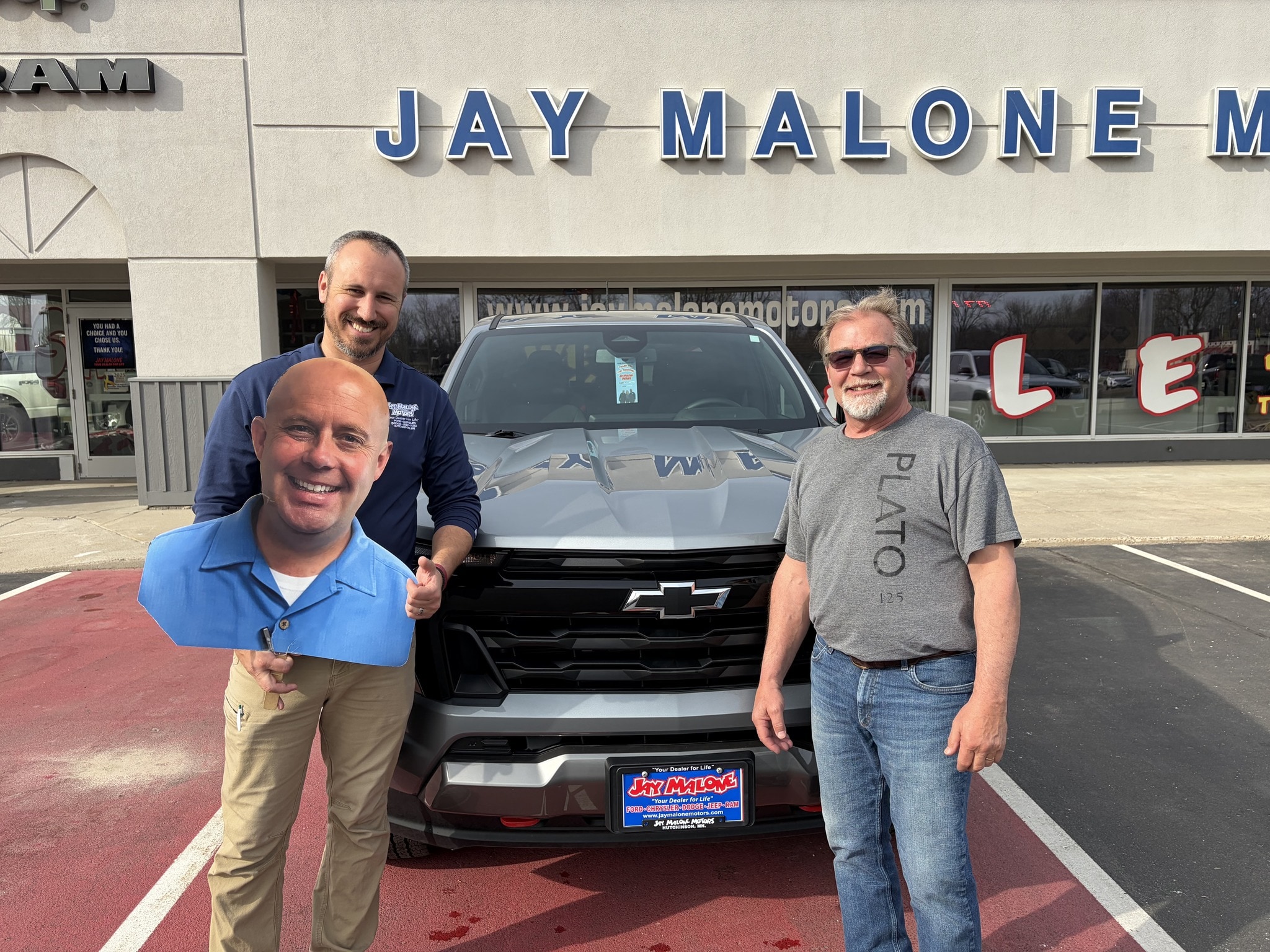 Used pickup truck sold to a customer from Glencoe MN at Jay Malone CDJR in Hutchinson