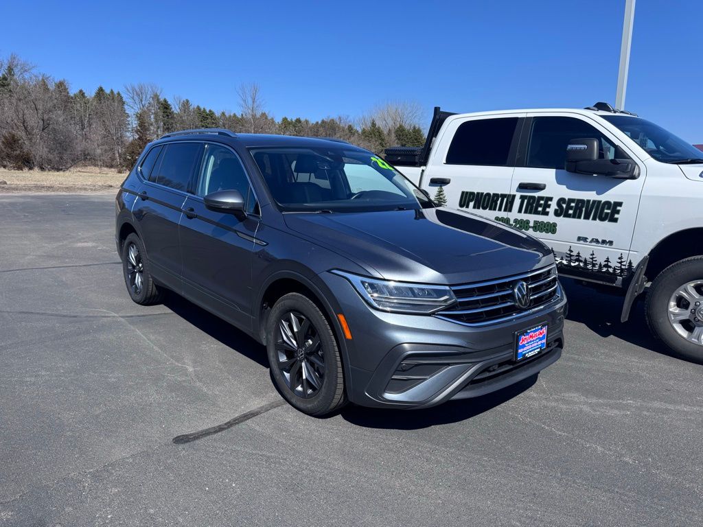 Certified 2022 Volkswagen Tiguan SE with VIN 3VV2B7AX0NM056839 for sale in Hutchinson, Minnesota