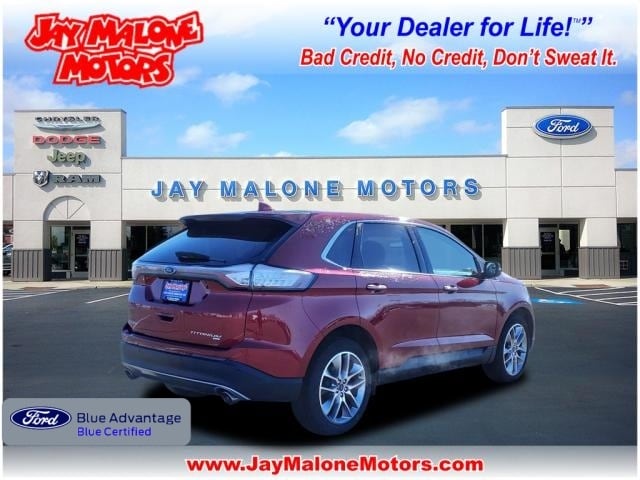 Certified 2018 Ford Edge Titanium with VIN 2FMPK4K81JBB67028 for sale in Hutchinson, Minnesota