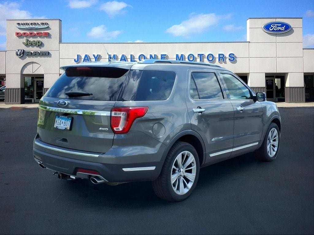 Certified 2018 Ford Explorer Limited with VIN 1FM5K8F84JGC02078 for sale in Hutchinson, Minnesota