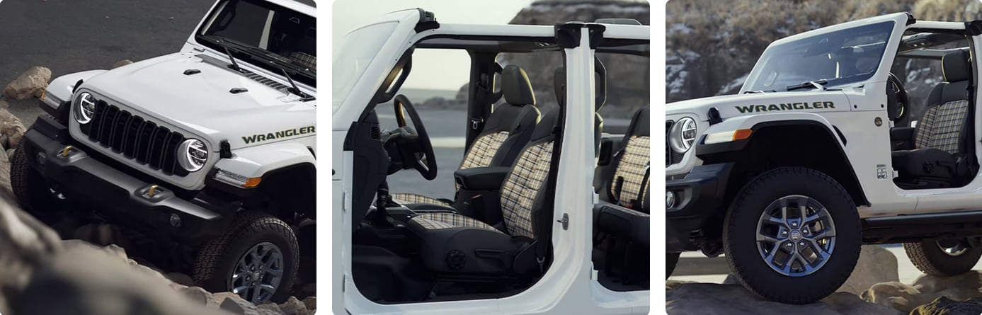 2026 Jeep Wrangler 85th Anniversary Edition plaid theme, a Twelve 4 Twelve drop