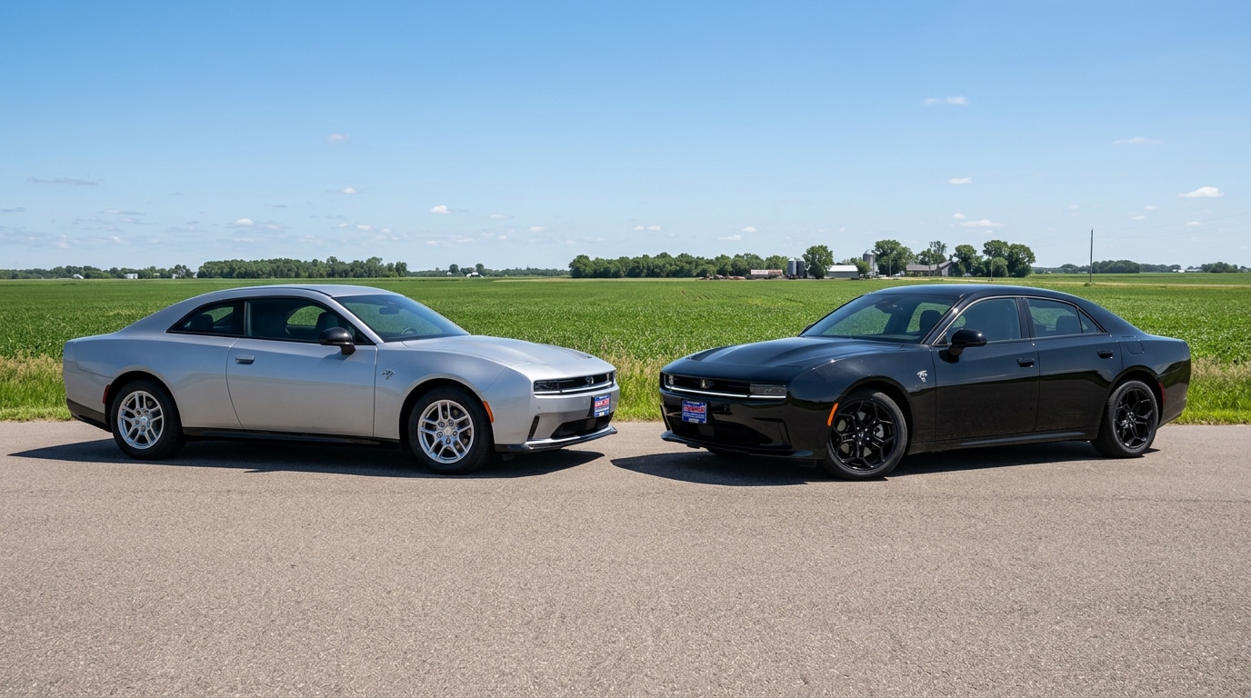 2026 Dodge Charger 2-door coupe and 4-door sedan at Jay Malone CDJR in Hutchinson, MN
