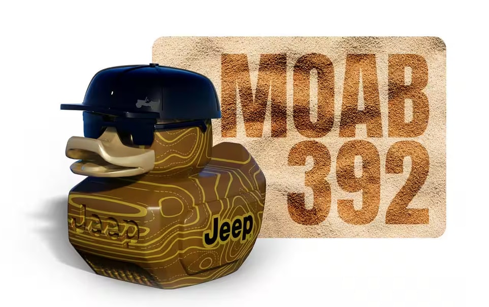 Jeep Twelve 4 Twelve collectible duck for the Wrangler Moab 392 drop