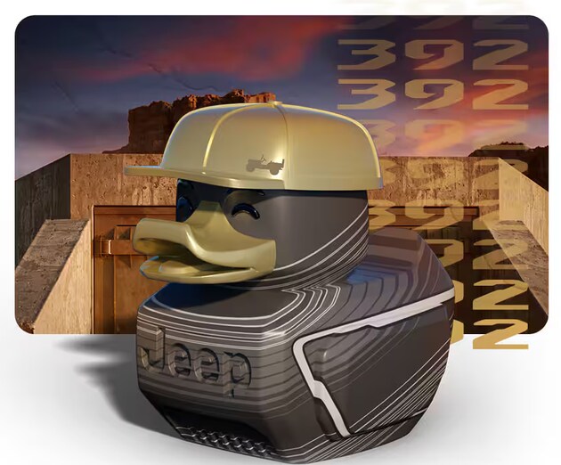 Jeep Twelve 4 Twelve collectible duck for the Wrangler Willys 392 drop