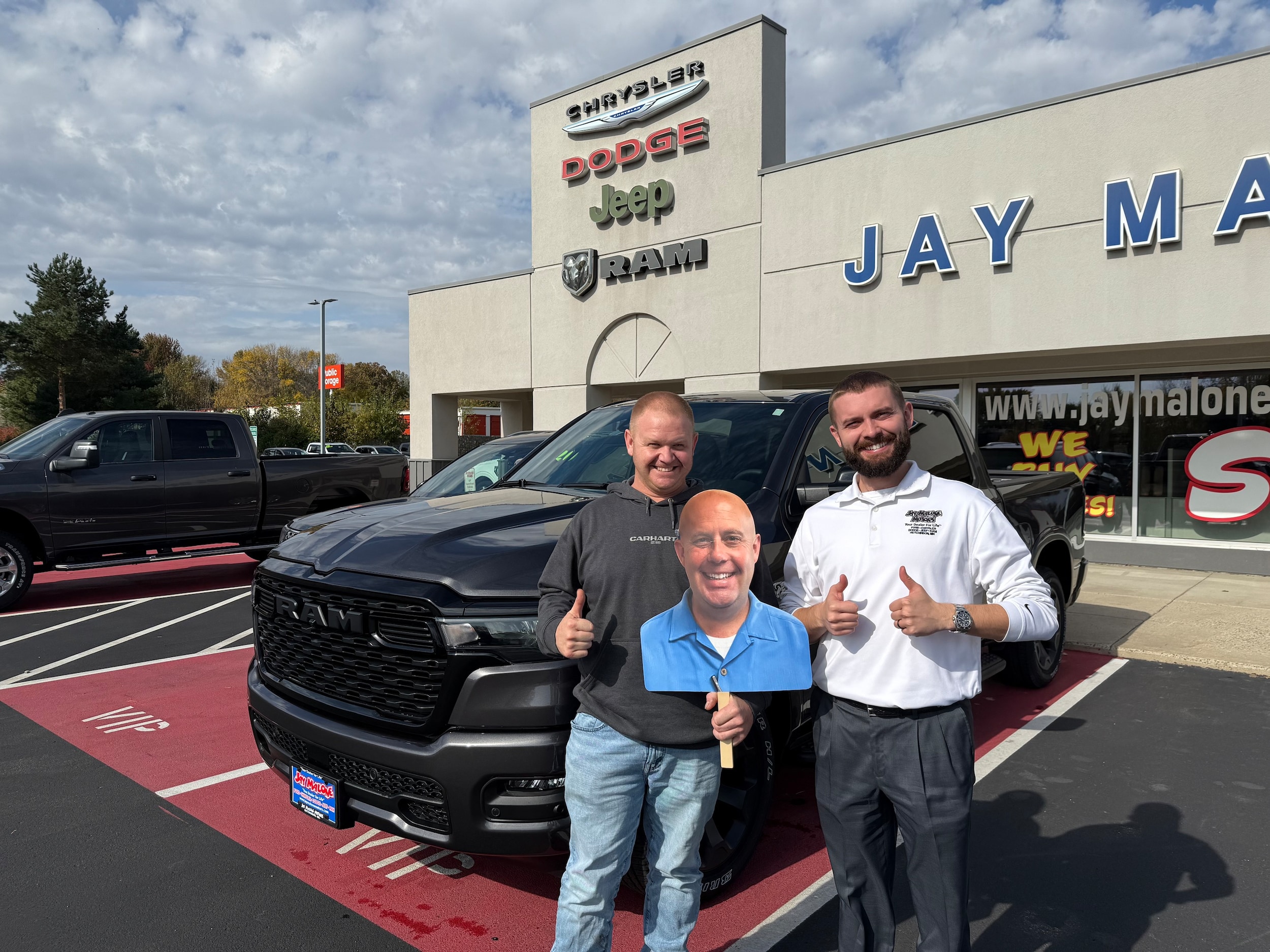 Buffalo Lake MN customer at Jay Malone CDJR Hutchinson