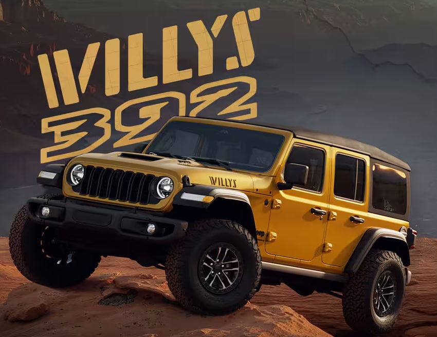 2026 Jeep Wrangler Willys 392, a HEMI V8 drop from the Twelve 4 Twelve program