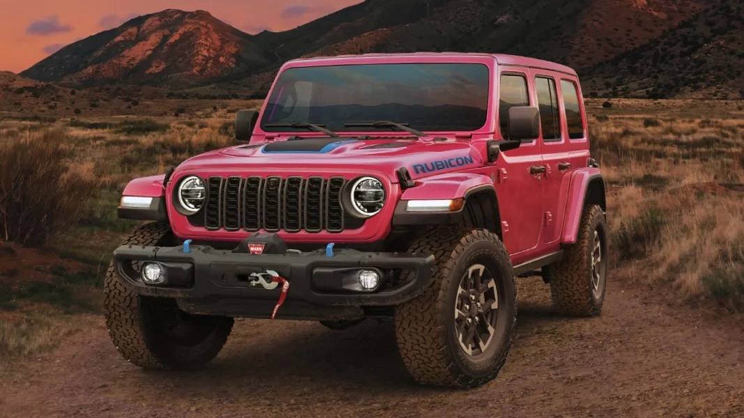 2026 Jeep Wrangler in Tuscadero pink paint