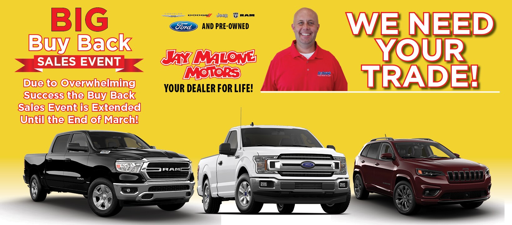 Jay Malone Motors New Jeep, Ford, Chrysler, Ram Dealership in