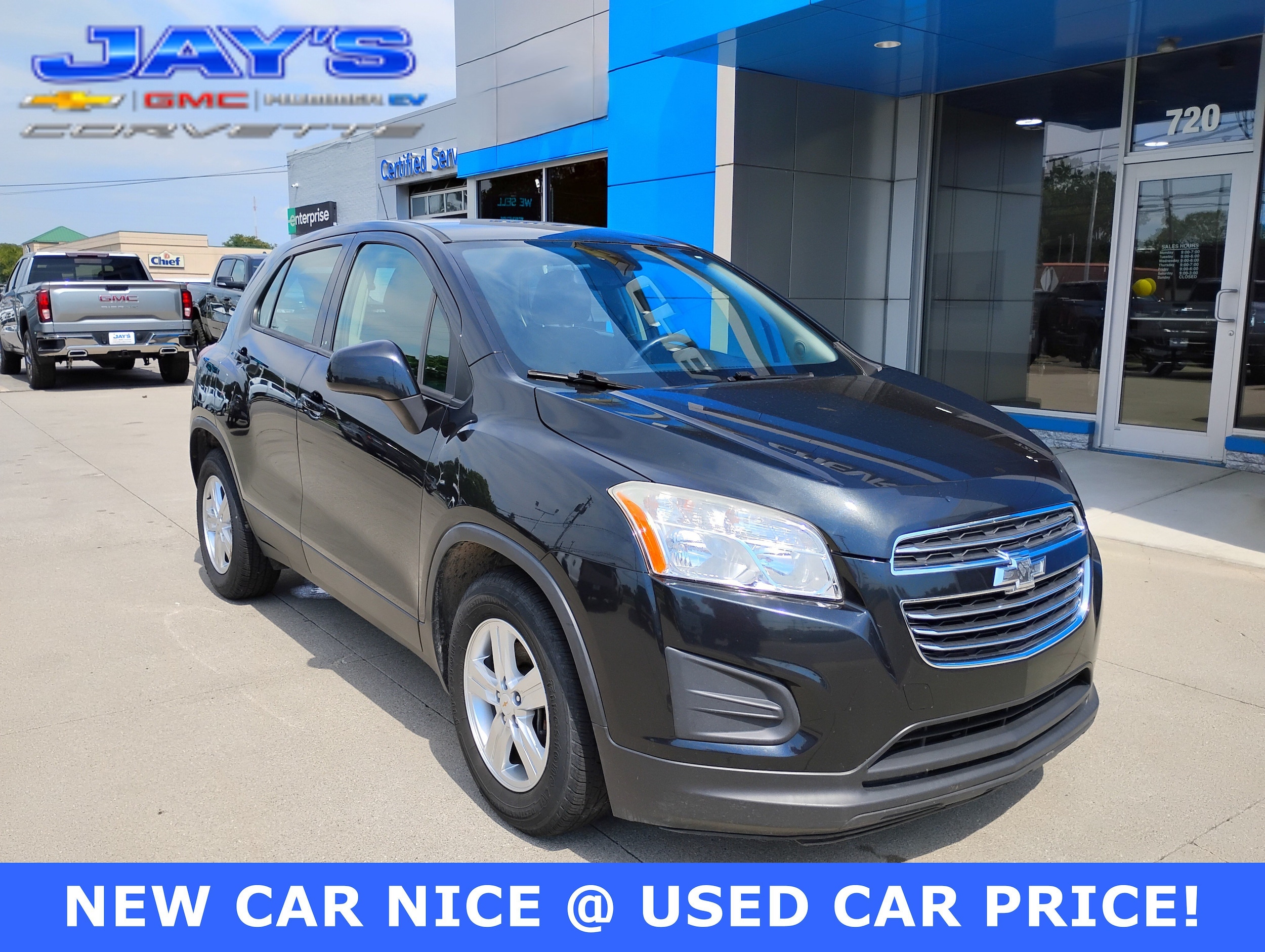 Used 2016 Chevrolet Trax LS with VIN KL7CJKSB8GB712160 for sale in Wauseon, OH