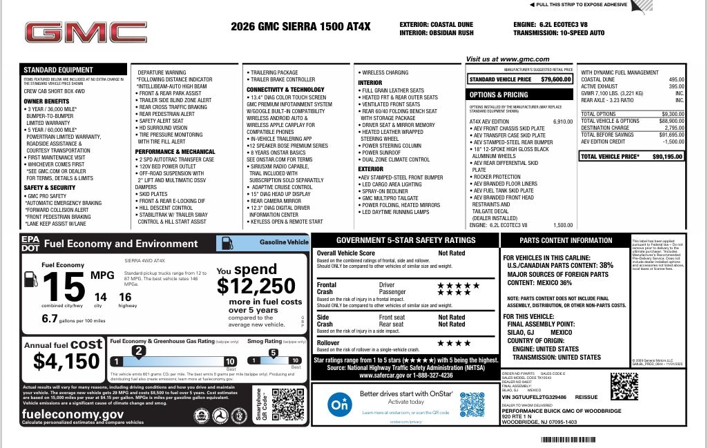 2026 GMC Sierra 1500 AT4X - Photo 36