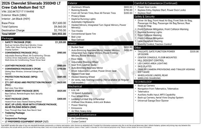 2026 Chevrolet Silverado 3500 HD LT - Photo 6