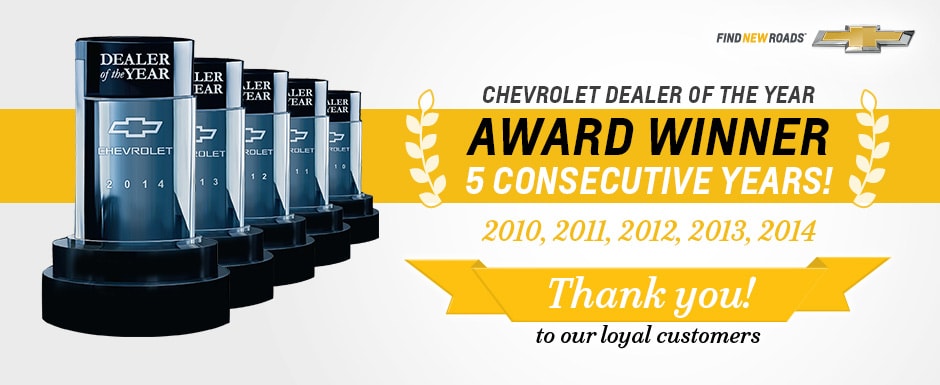 J.B.A. CHEVROLET BALTIMORE IS GM DEALER OF THE YEAR | J.B.A. CHEVROLET