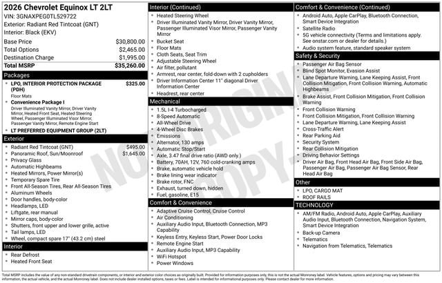 2026 Chevrolet Equinox LT - Photo 6