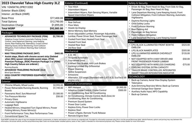 2023 Chevrolet Tahoe High Country - Photo 6