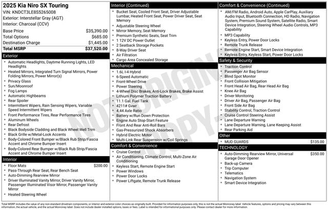 2025 Kia Niro SX Touring's photo