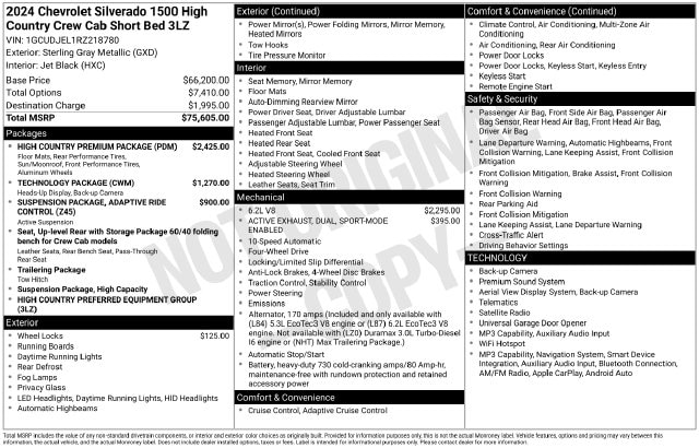 2024 Chevrolet Silverado 1500 High Country - Photo 6