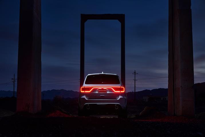 2018 Dodge Durango White Rear Exterior 2018 Dodge Durango White Rear Exterior