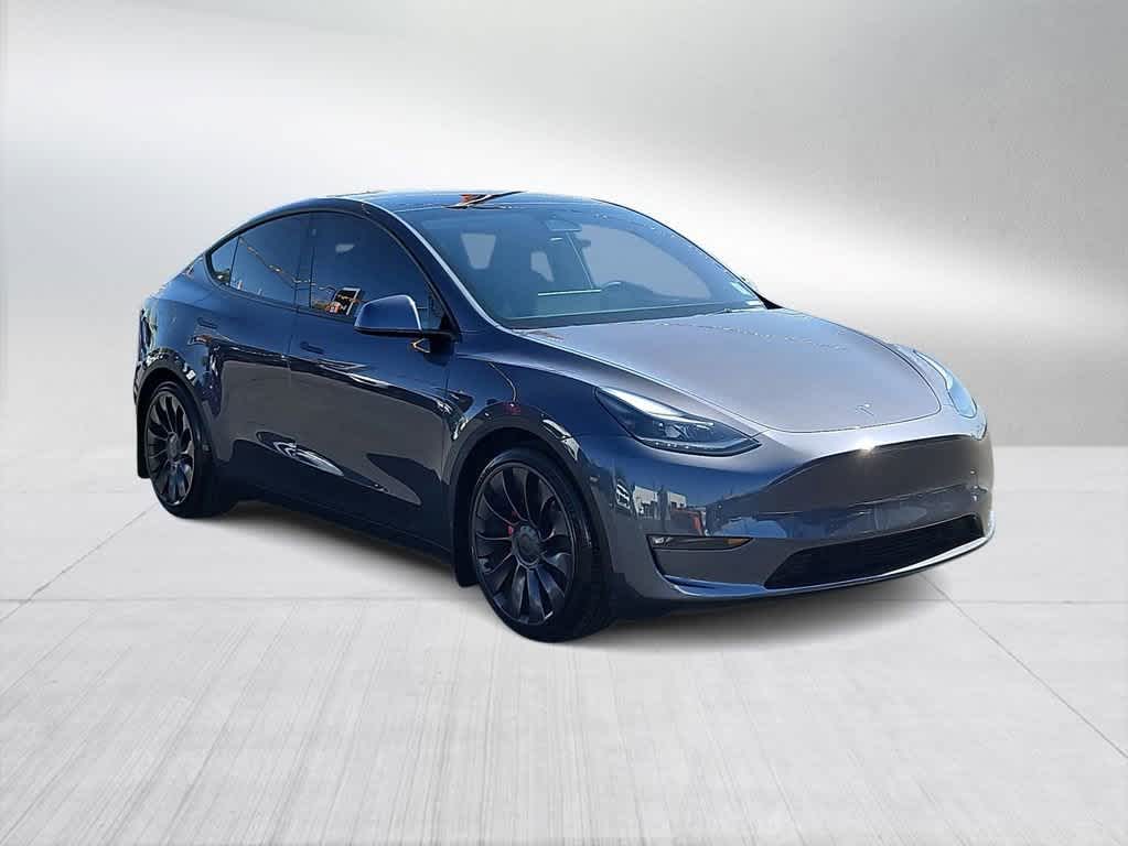 Used 2023 Tesla Model Y Performance with VIN 7SAYGDEFXPF712534 for sale in Kansas City