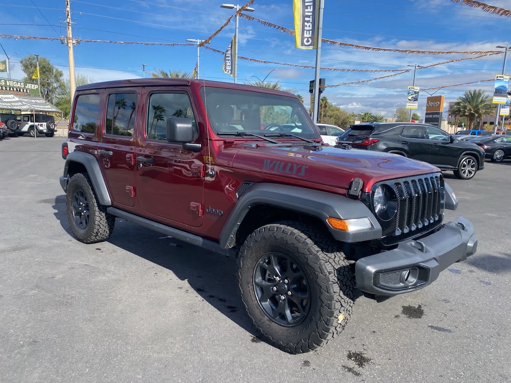 Used 2021 Jeep Wrangler Unlimited Willys SUV