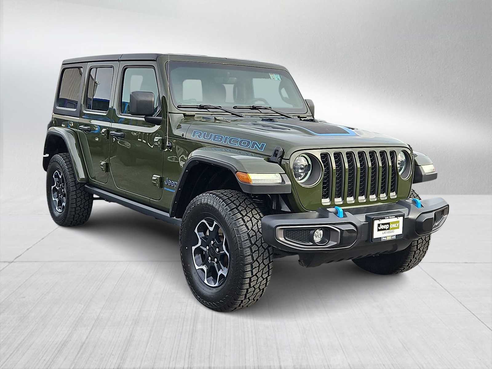 Used 2023 Jeep Wrangler 4xe Rubicon 4XE with VIN 1C4JJXR67PW590447 for sale in Las Vegas, NV