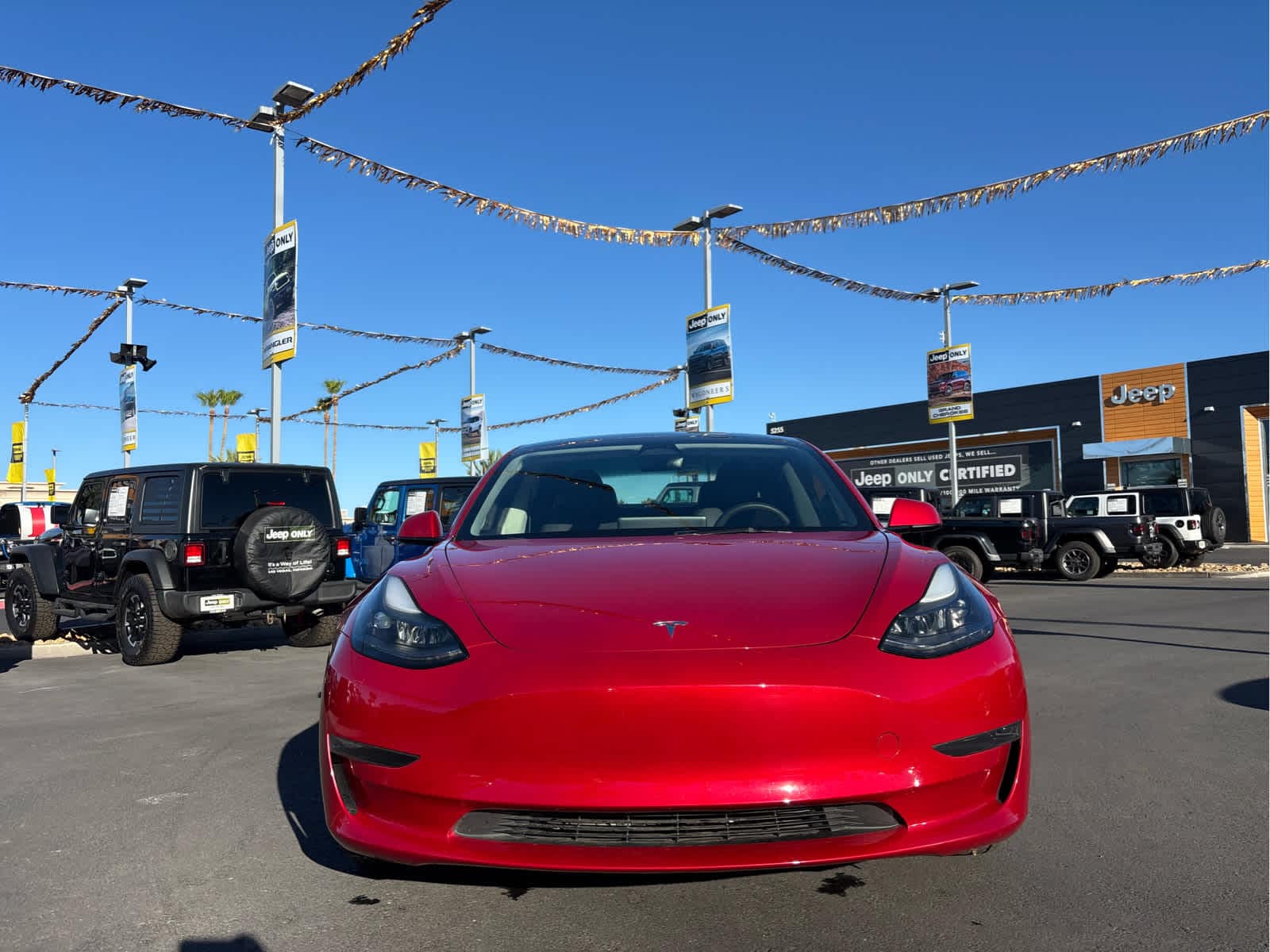 Used 2023 Tesla Model 3 Base with VIN 5YJ3E1EA3PF653097 for sale in Las Vegas, NV