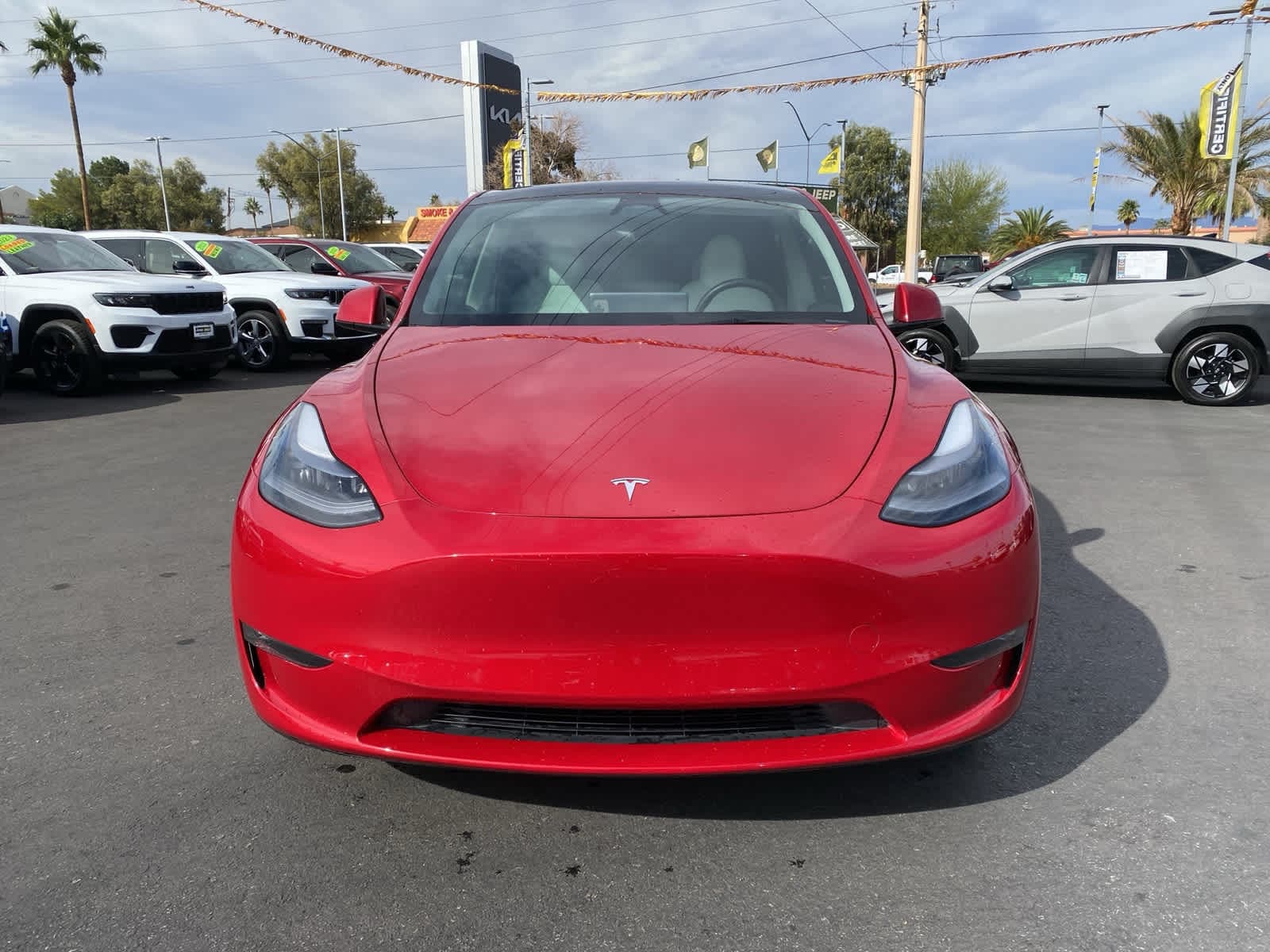 Used 2023 Tesla Model Y Long Range with VIN 7SAYGDEE1PF917134 for sale in Kansas City