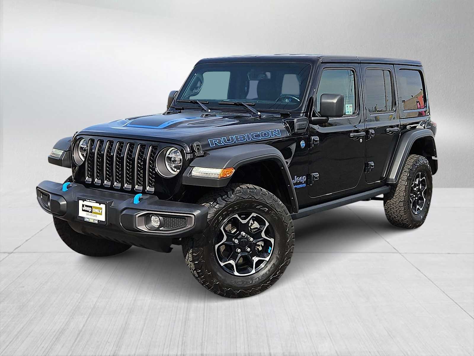 Used 2022 Jeep Wrangler Unlimited Rubicon 4XE with VIN 1C4JJXR60NW108446 for sale in Las Vegas, NV