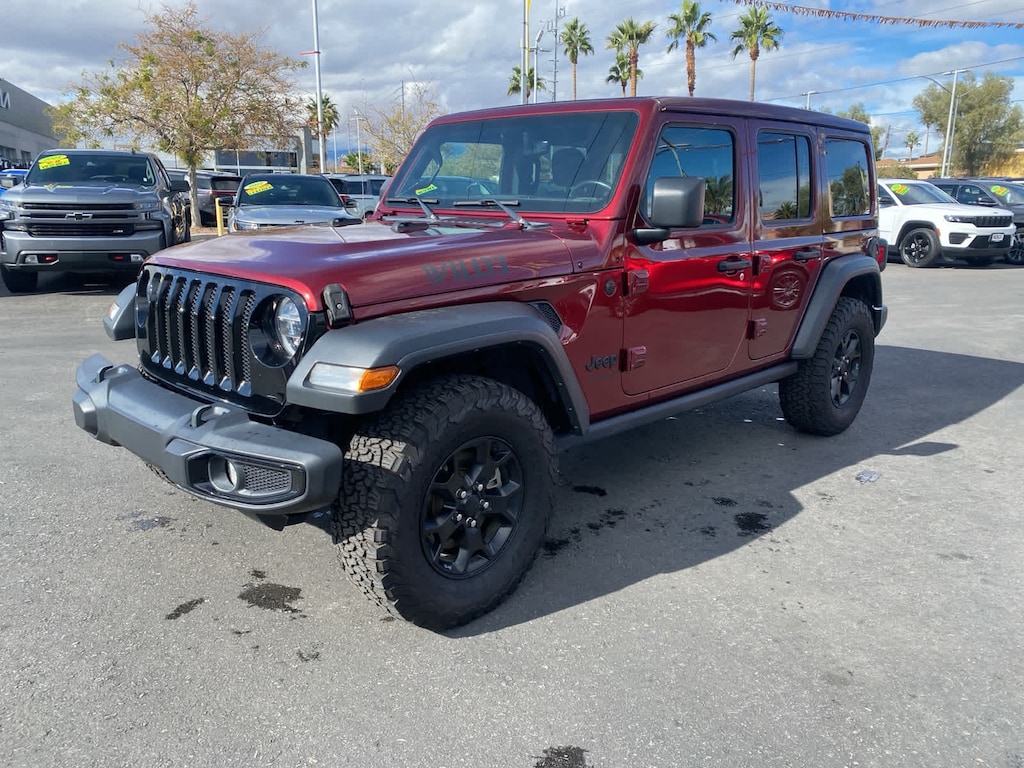 Used 2021 Jeep Wrangler Unlimited Willys SUV