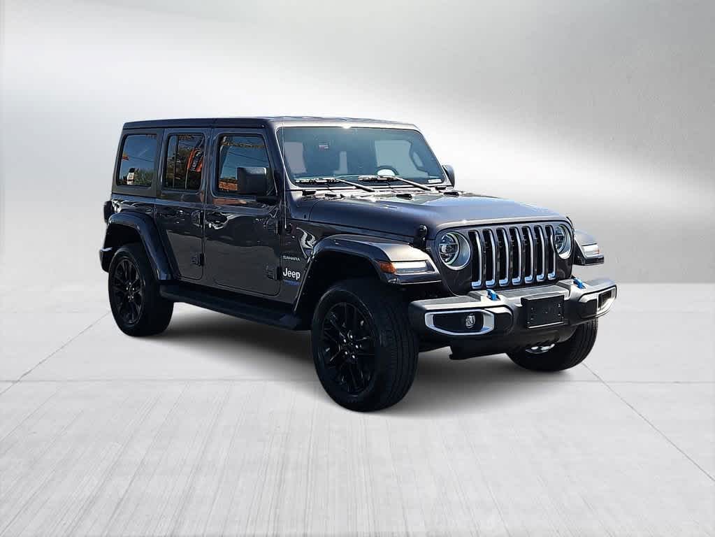 Certified 2022 Jeep Wrangler Unlimited Sahara 4XE with VIN 1C4JJXP62NW170465 for sale in Las Vegas, NV