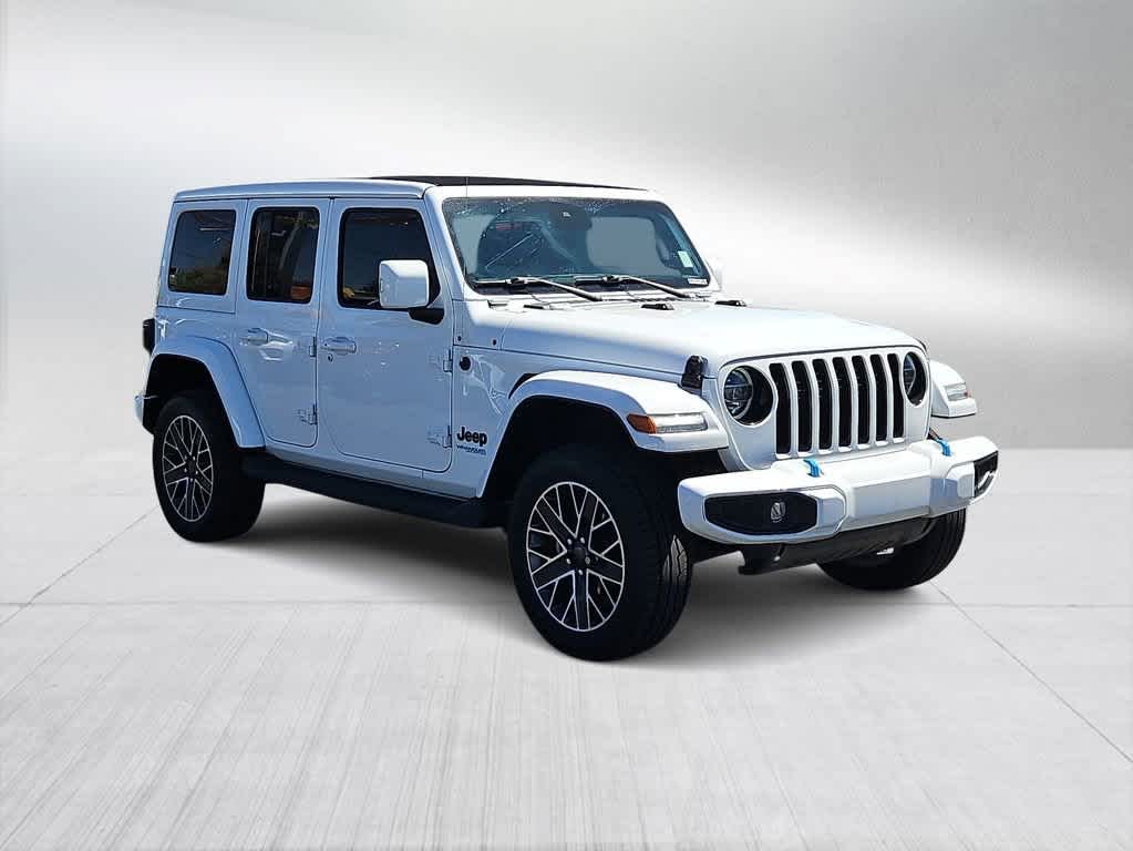 Certified 2022 Jeep Wrangler Unlimited High Altitude 4XE with VIN 1C4JJXP69NW220228 for sale in Las Vegas, NV