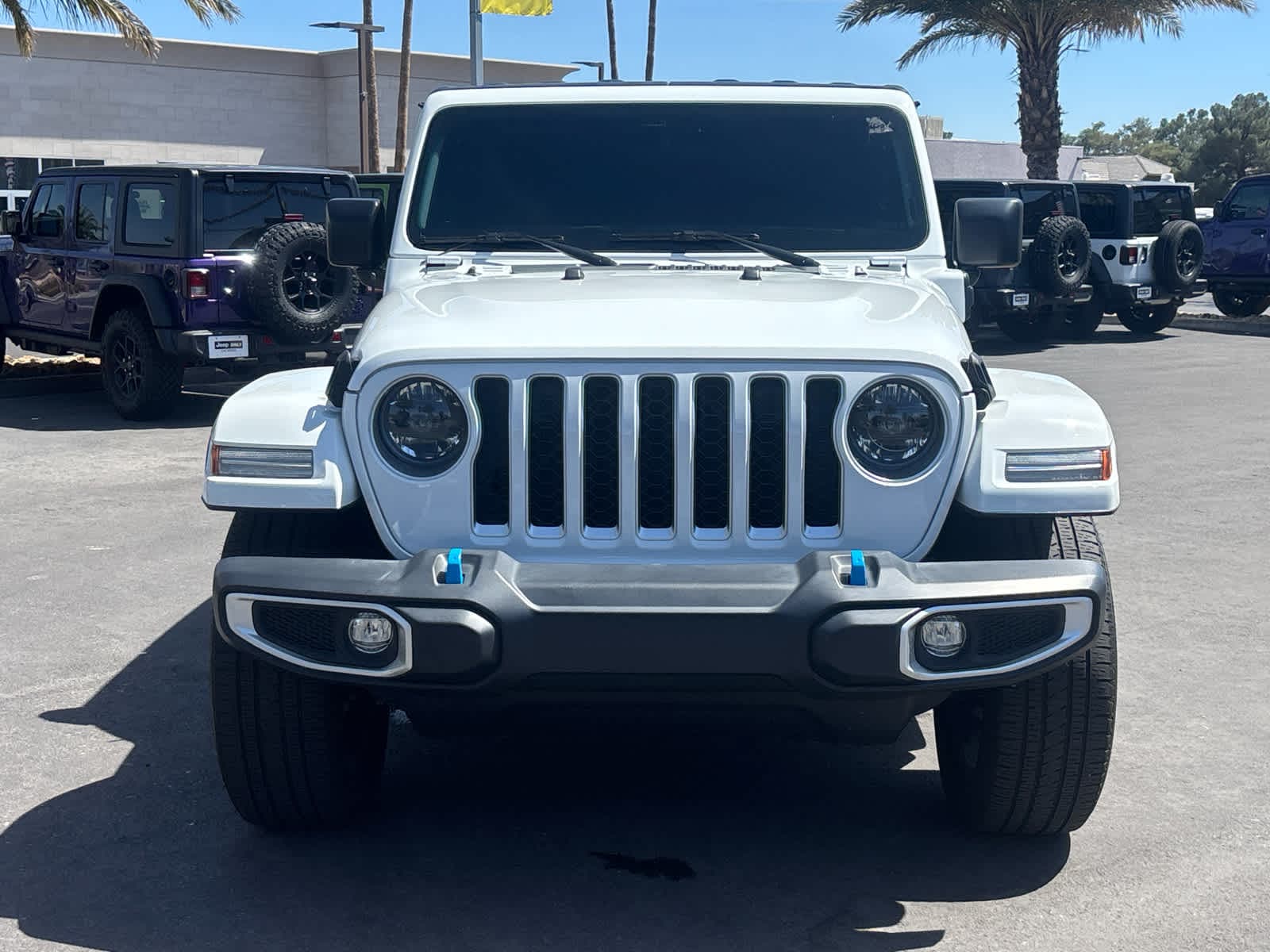 Used 2023 Jeep Wrangler 4xe Sahara 4XE with VIN 1C4JJXP65PW605028 for sale in Las Vegas, NV