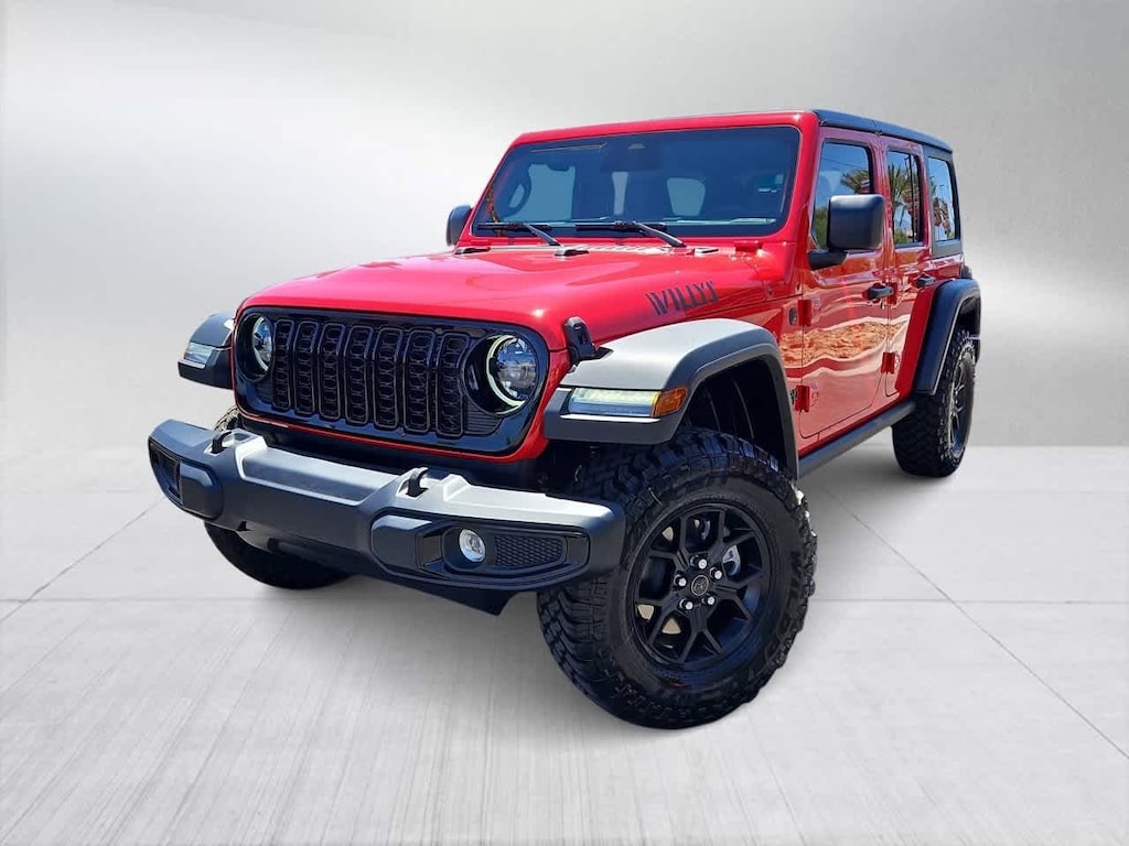 New 2025 Jeep Wrangler 4-DOOR WILLYS Sport Utility