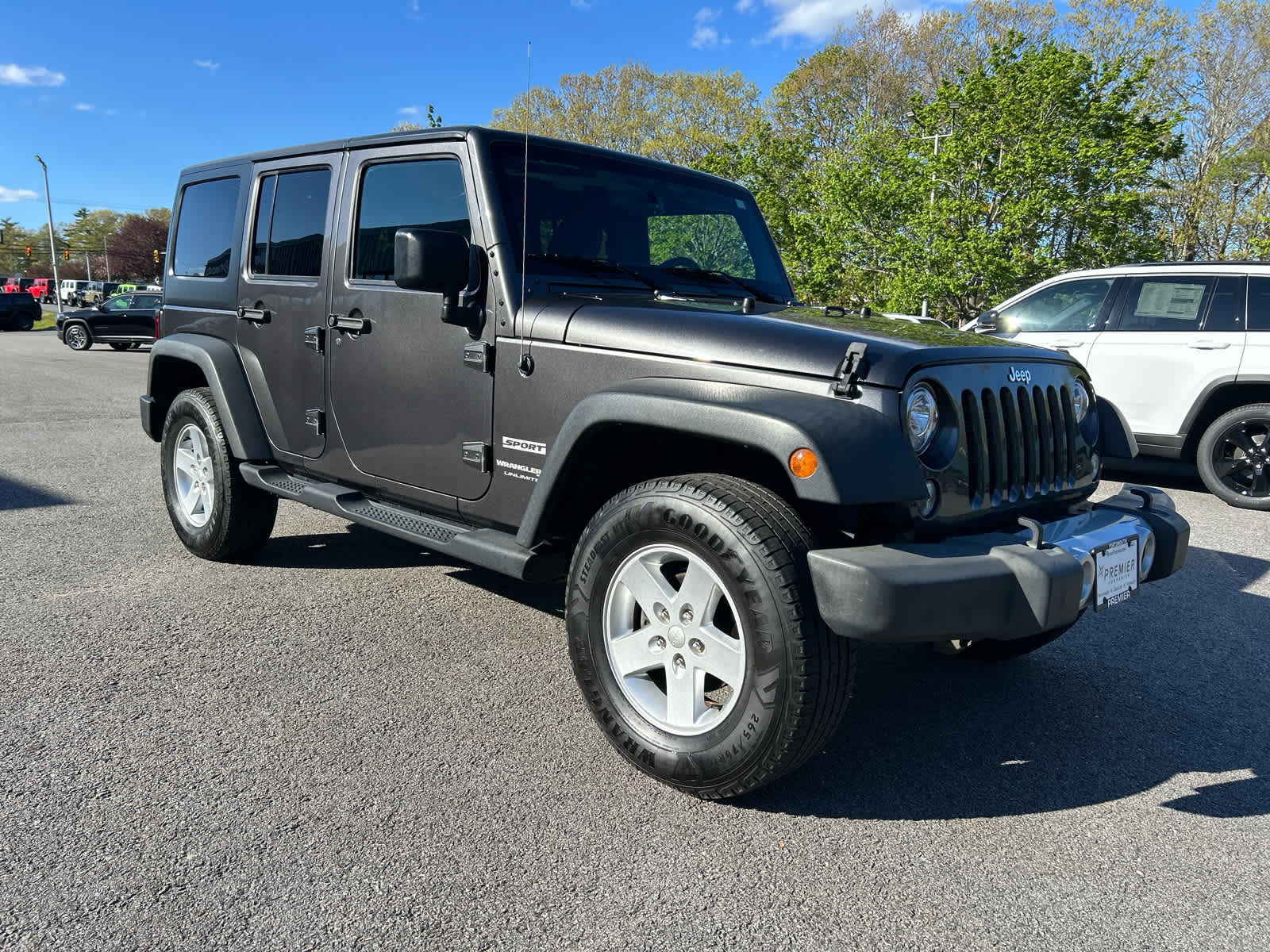 Used 2018 Jeep Wrangler JK Unlimited Sport S with VIN 1C4BJWDG6JL811303 for sale in Portsmouth, NH