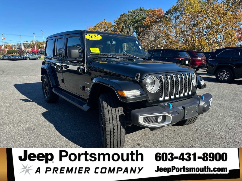 Used 2022 Jeep Wrangler Unlimited 4xe Sahara SUV