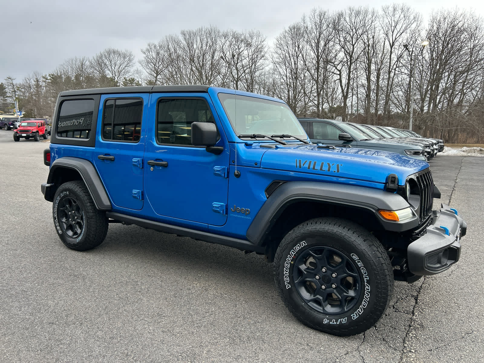 Certified 2023 Jeep Wrangler 4xe Willys 4XE with VIN 1C4JJXN6XPW685977 for sale in Portsmouth, NH