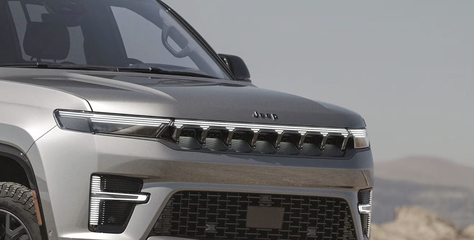 2026 Jeep Grand Wagoneer exterior, three-quarter view