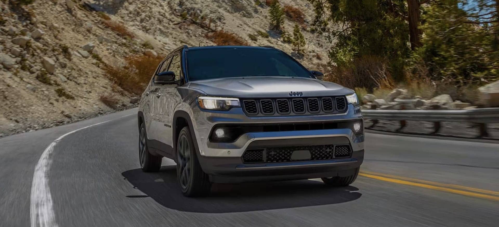 2026 Jeep Compass compact SUV, front three-quarter view