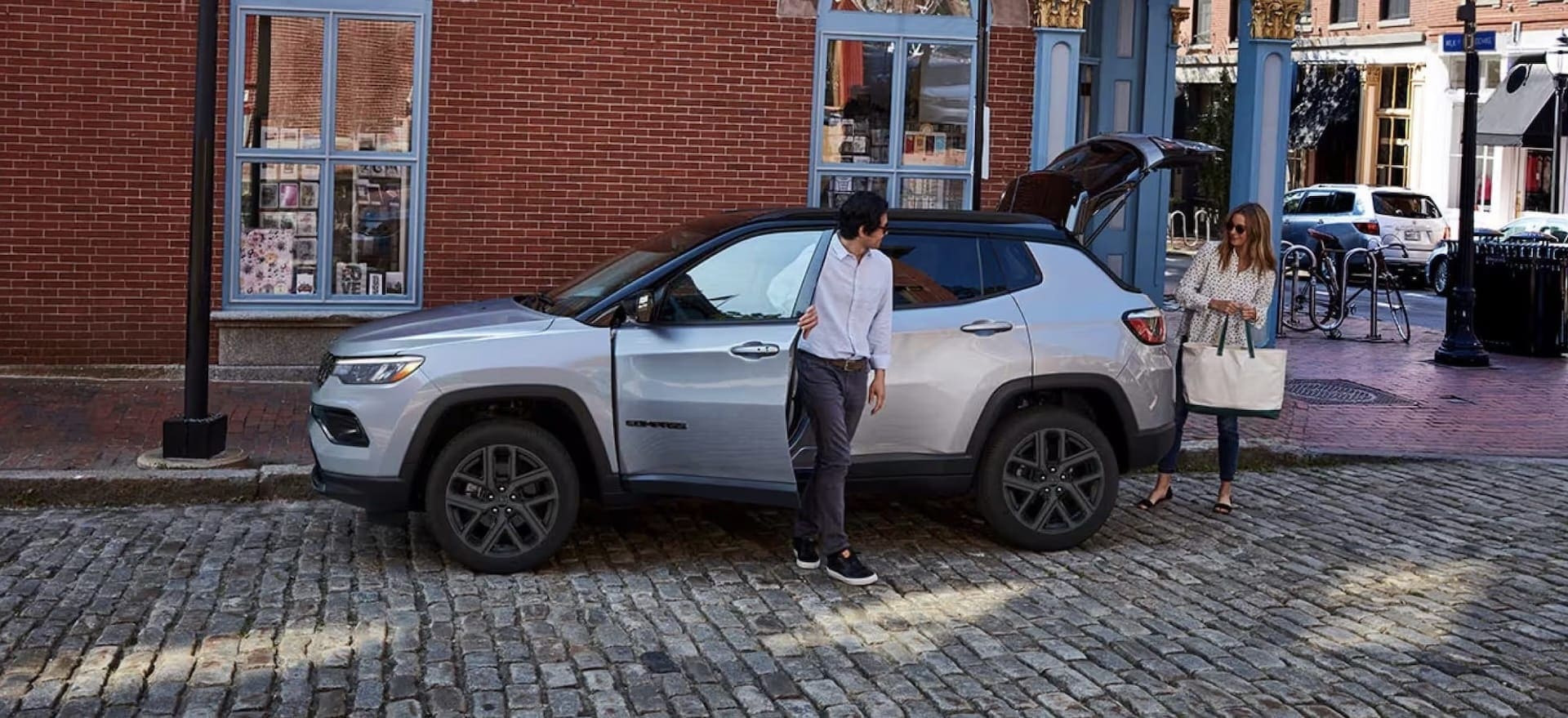 2026 Jeep Compass exterior, rear three-quarter view