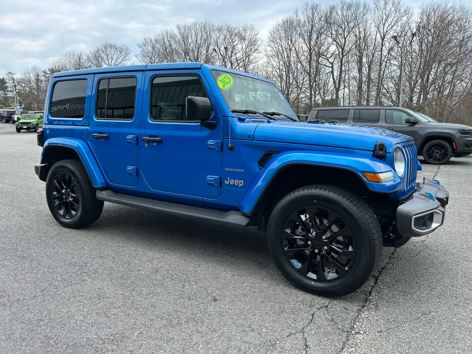 Used 2023 Jeep Wrangler 4xe Sahara 4XE with VIN 1C4JJXP62PW557570 for sale in Portsmouth, NH