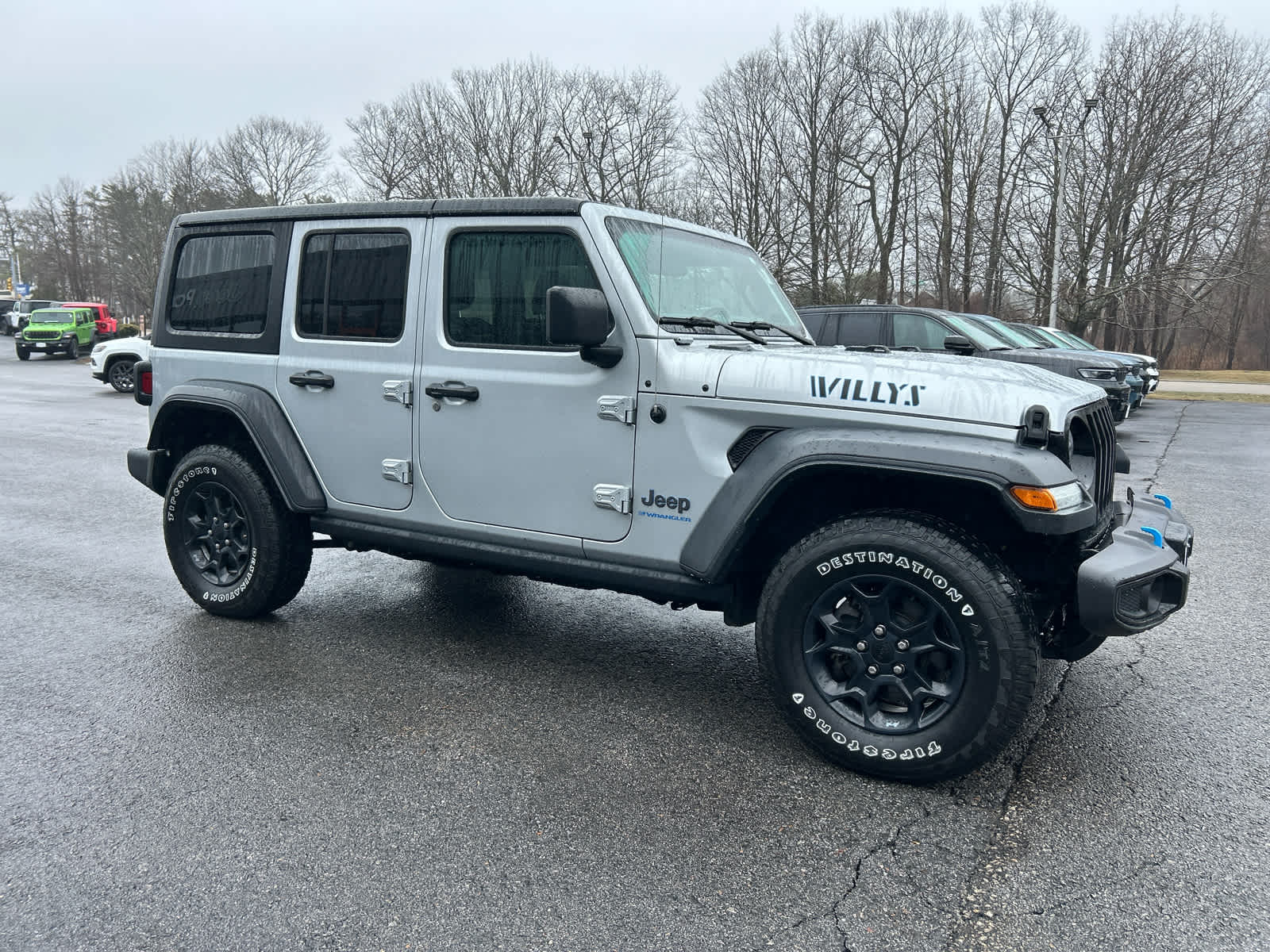 Used 2023 Jeep Wrangler 4xe Willys 4XE with VIN 1C4JJXN60PW685454 for sale in Portsmouth, NH