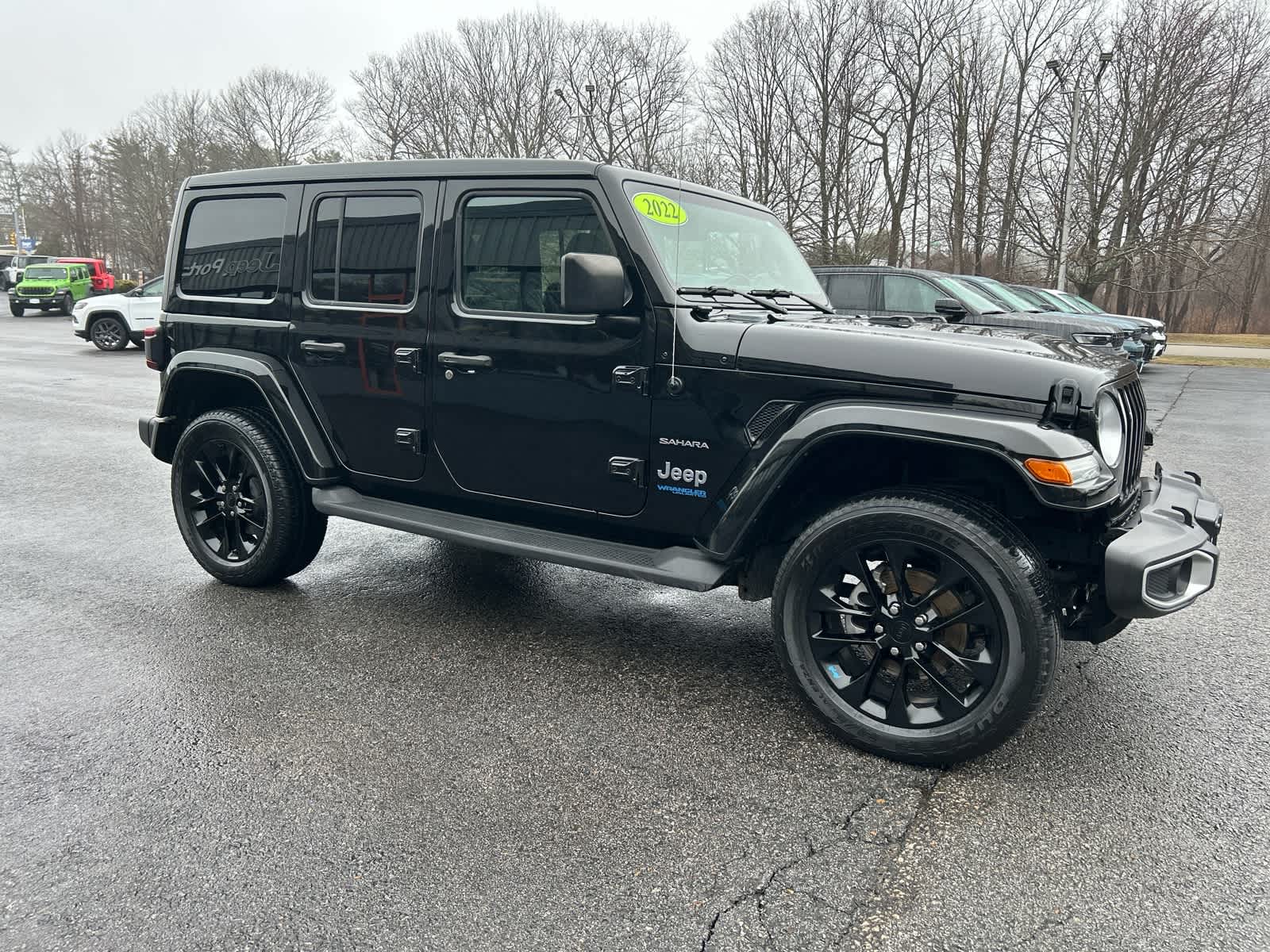 Used 2022 Jeep Wrangler Unlimited Sahara 4XE with VIN 1C4JJXP62NW274468 for sale in Portsmouth, NH