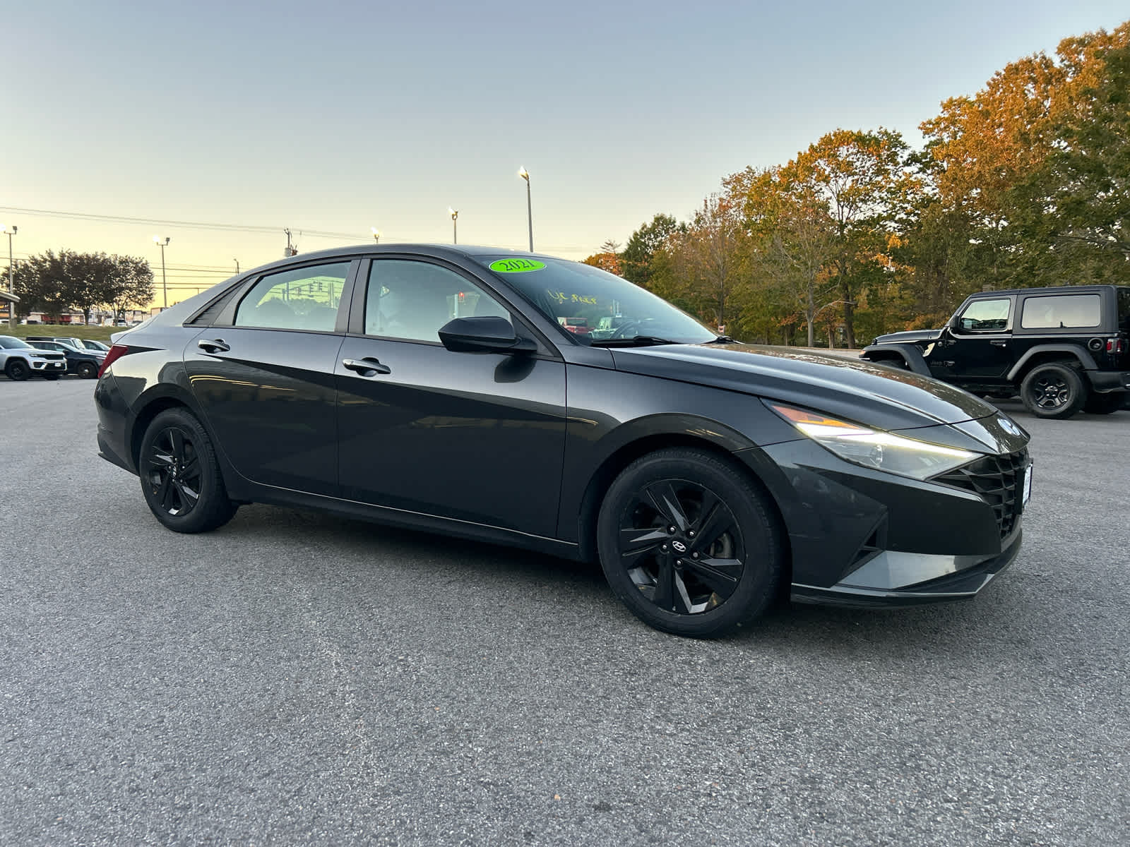 Used 2021 Hyundai Elantra SEL with VIN 5NPLS4AG9MH037258 for sale in Portsmouth, NH